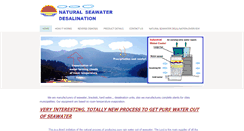 Desktop Screenshot of naturalseawaterdesalination.com