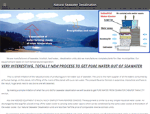 Tablet Screenshot of naturalseawaterdesalination.com